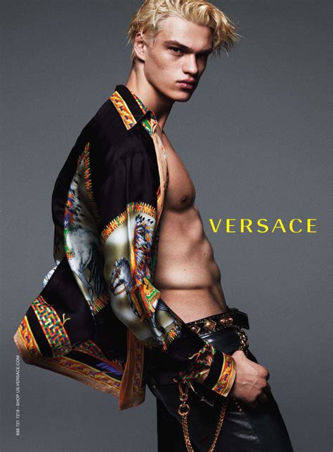 versace men's campaign|Versace wardrobe advertising.